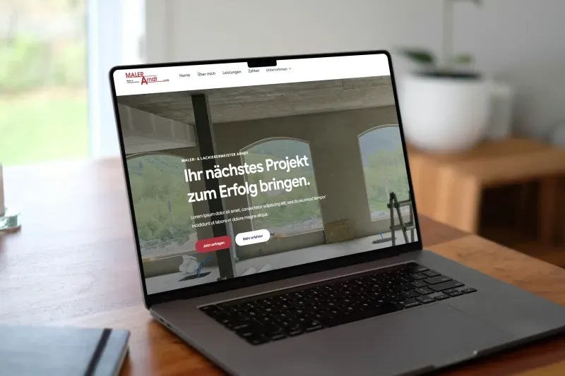 Webdesign für Malermeister Steffen Arndt